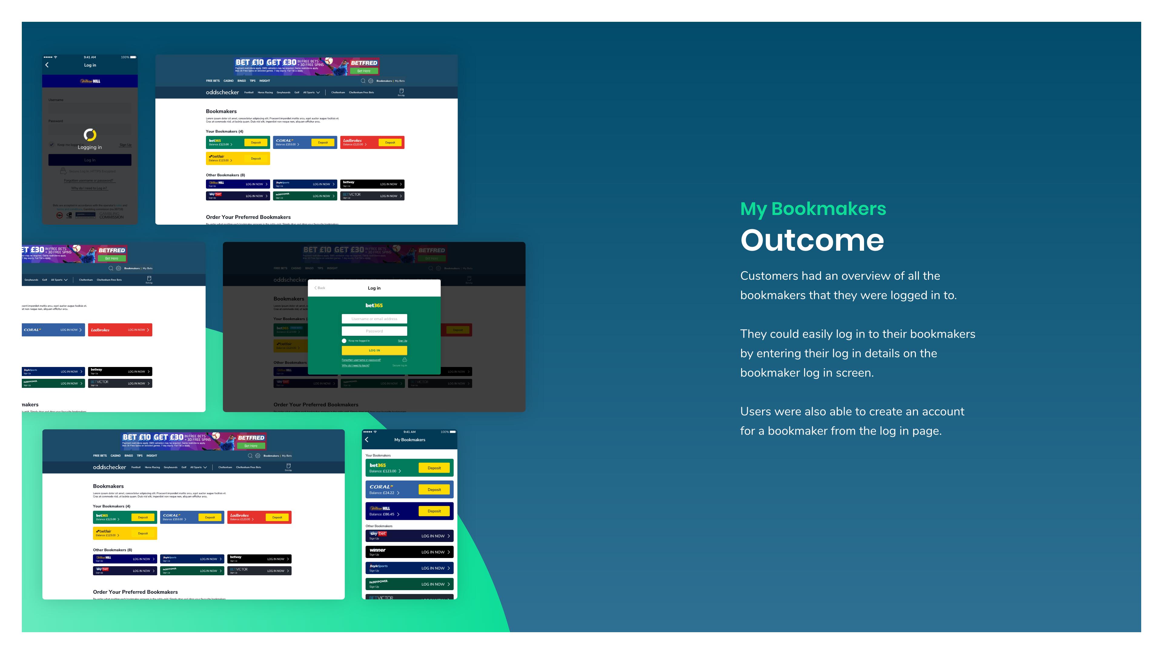 Oddschecker, page 6 of the 2020 portfolio