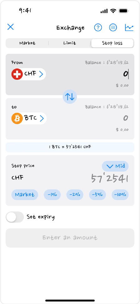 Stop loss order